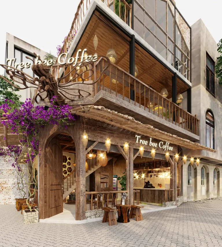 Thiết Kế Quán Cafe Tree Bee 171 Vệ Hồ