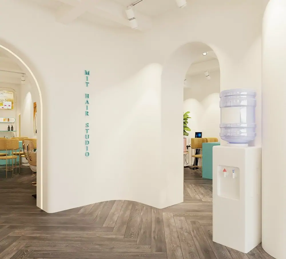 Thiết Kế Thi Công Salon Mít - Phong cách Hàn Quốc tối giản