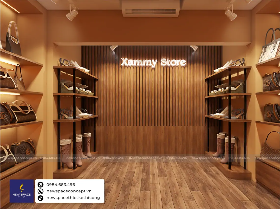 Thiết Kế Shop Phụ Kiện Thời Trang Nữ XAMMY Store