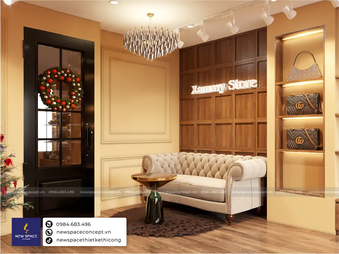 Thiết Kế Shop Phụ Kiện Thời Trang Nữ XAMMY Store