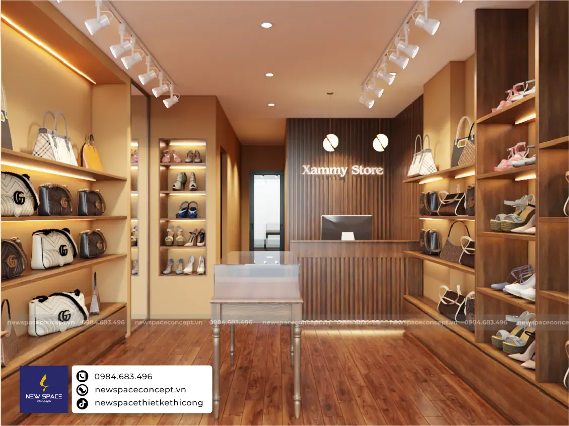 Thiết Kế Shop Phụ Kiện Thời Trang Nữ XAMMY Store