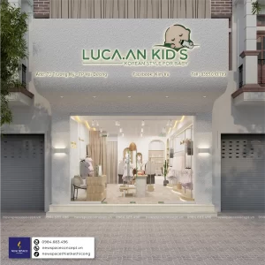 Thiết Kế Shop Thời Trang Trẻ Em Luca.An