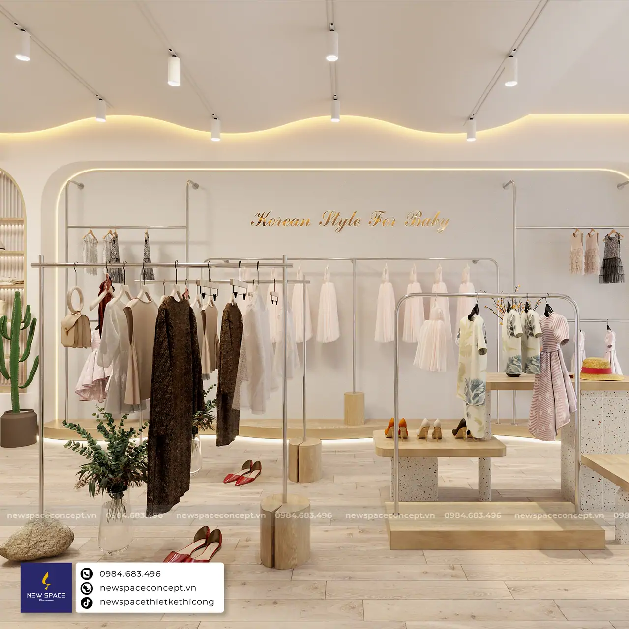 Thiết Kế Shop Thời Trang Trẻ Em Luca.An