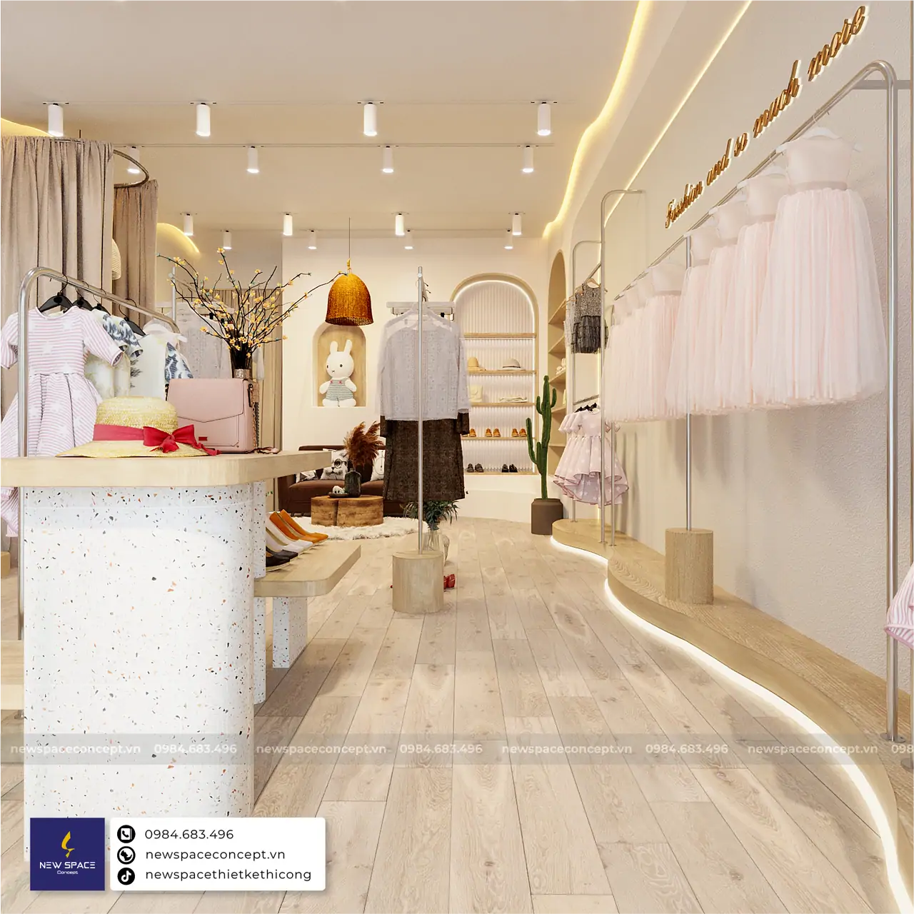 Thiết Kế Shop Thời Trang Trẻ Em Luca.An