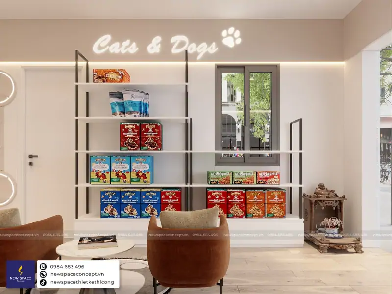 Thiết kế và thi công Pet Shop Tô Hiệu