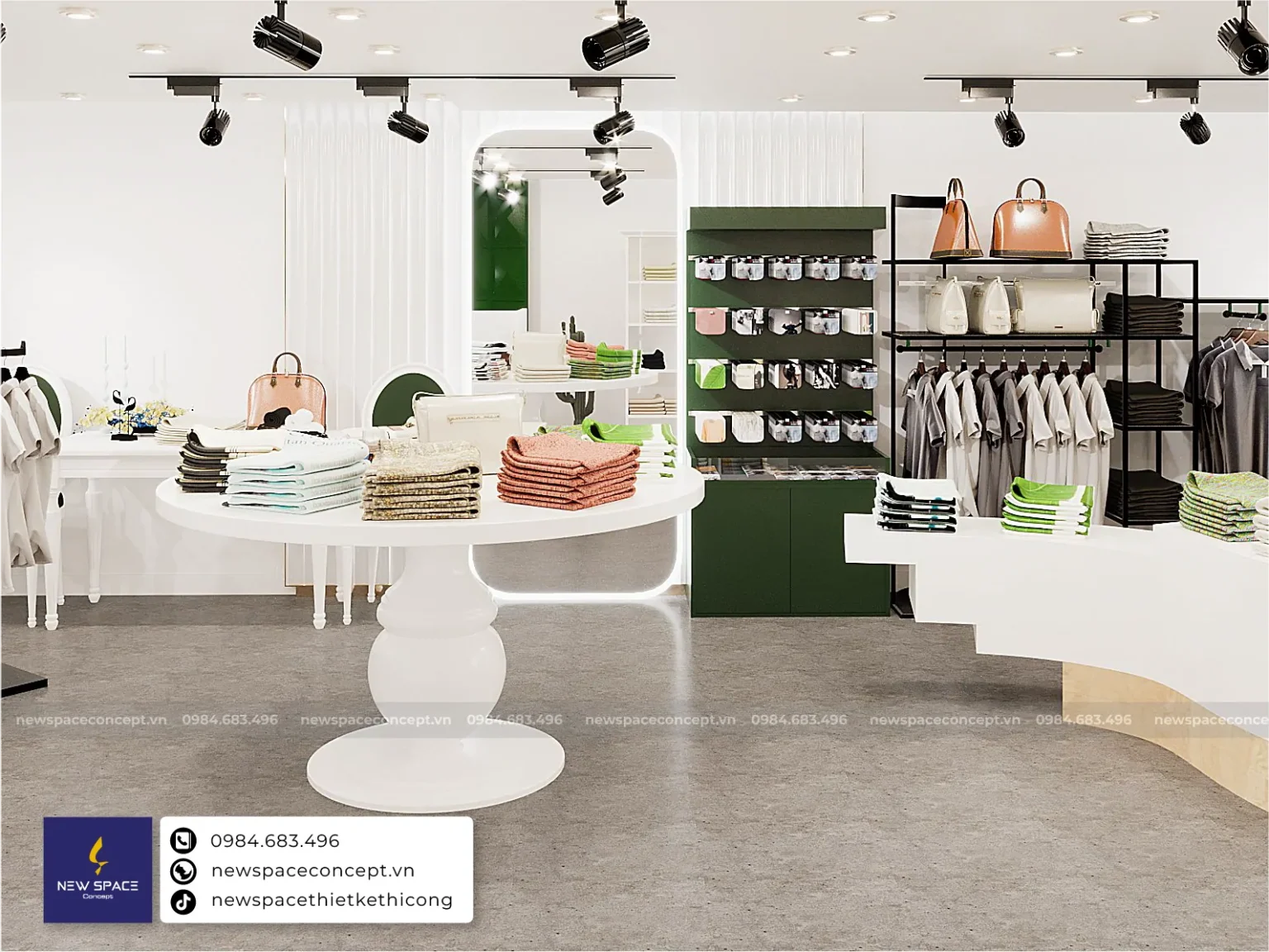Thiết Kế Cửa Hàng Thời Trang Nam Darnel - 40m2