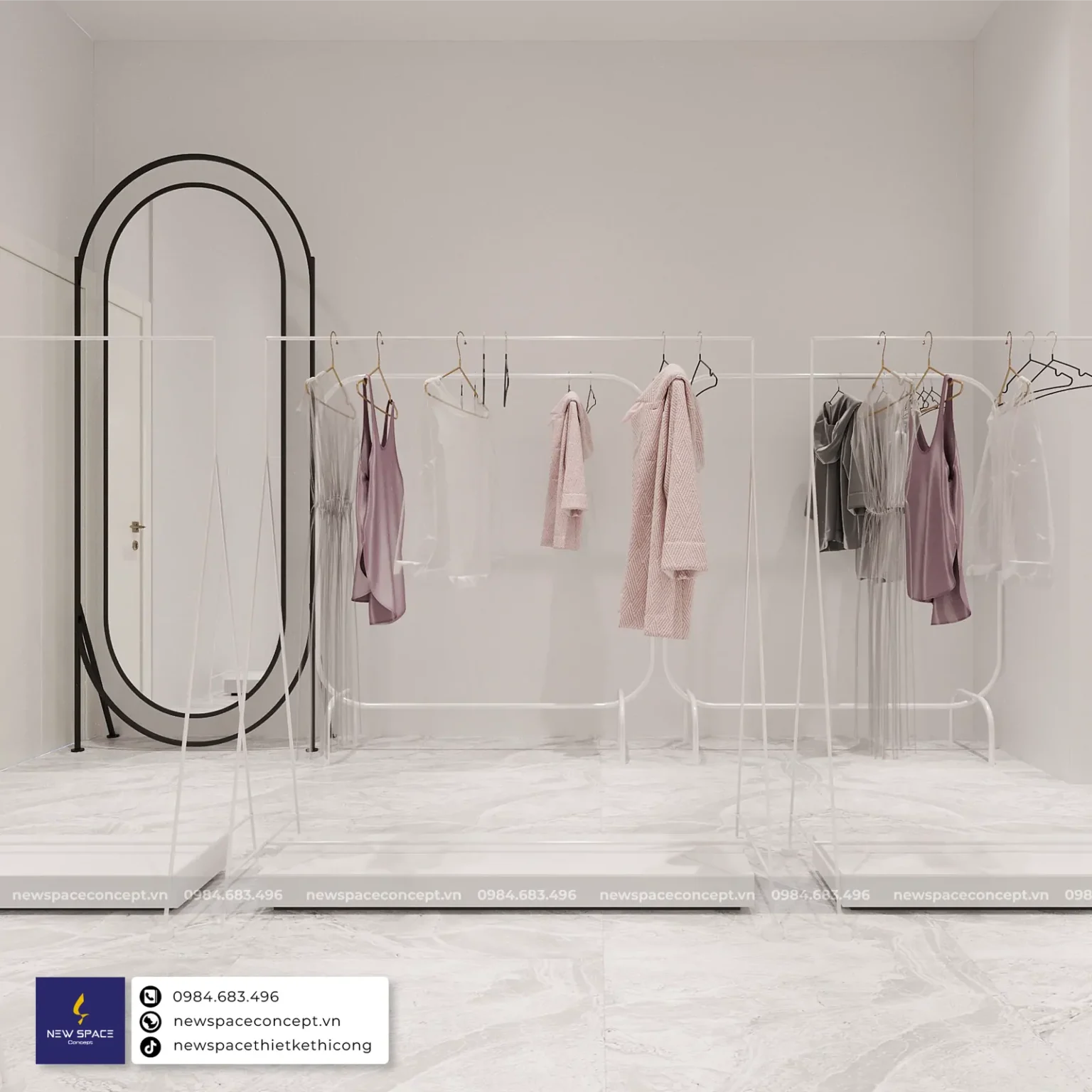 Thiết Kế Nội Thất Cửa Hàng Thời Trang HER - Vĩnh Phúc