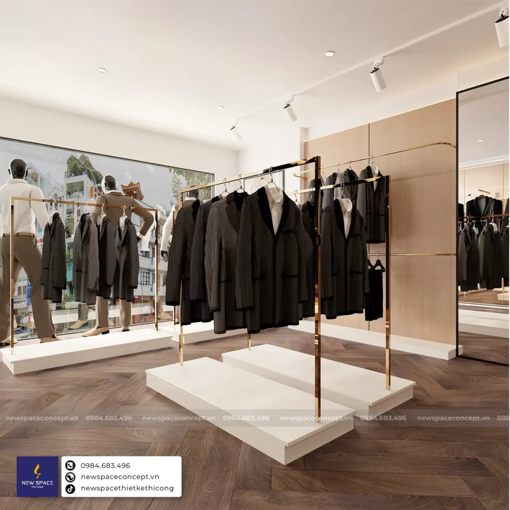 Showroom Rose Wedding 2 thiet ke noi that rose wedding 2