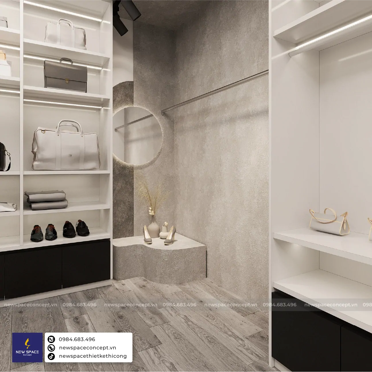 Thiết Kế Nội Thất Shop Thời Trang Nam Lumi House