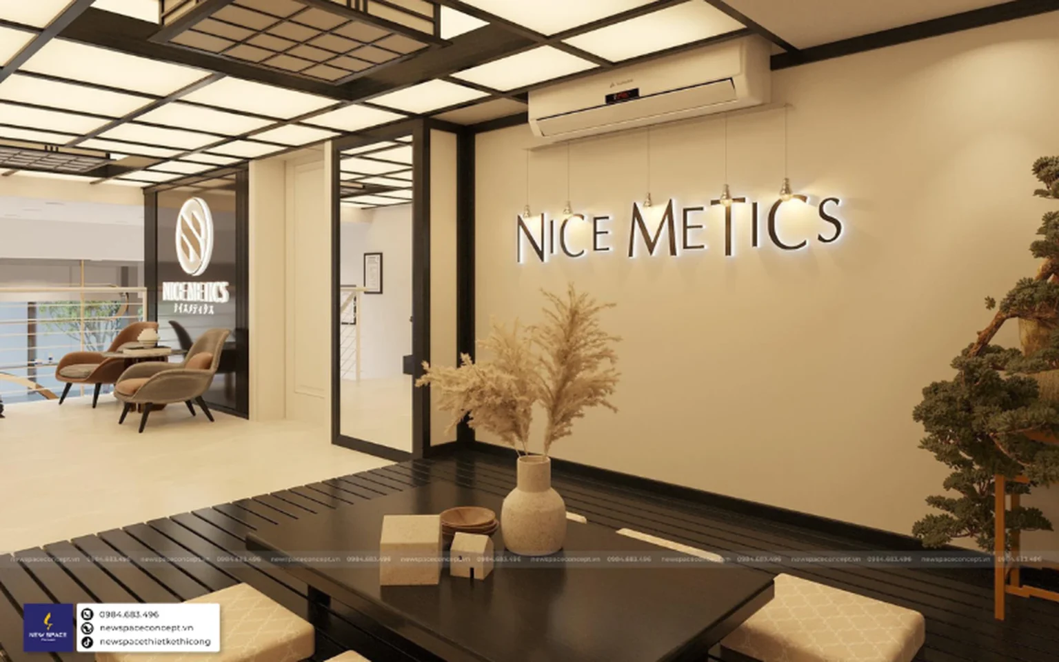 Thiết Kế Nội Thất & Thi Công Spa Nice Metic