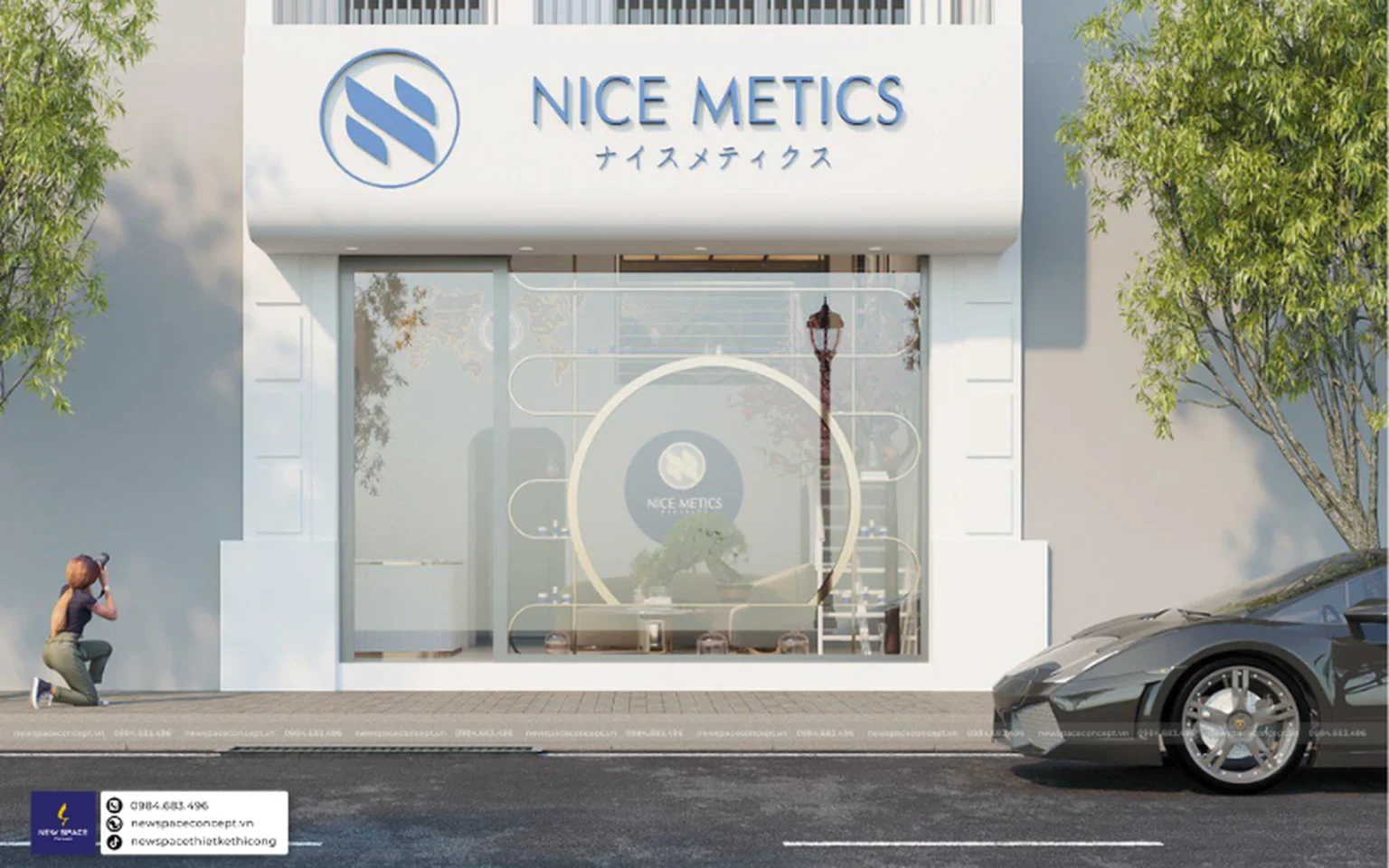 Thiết Kế Nội Thất & Thi Công Spa Nice Metic