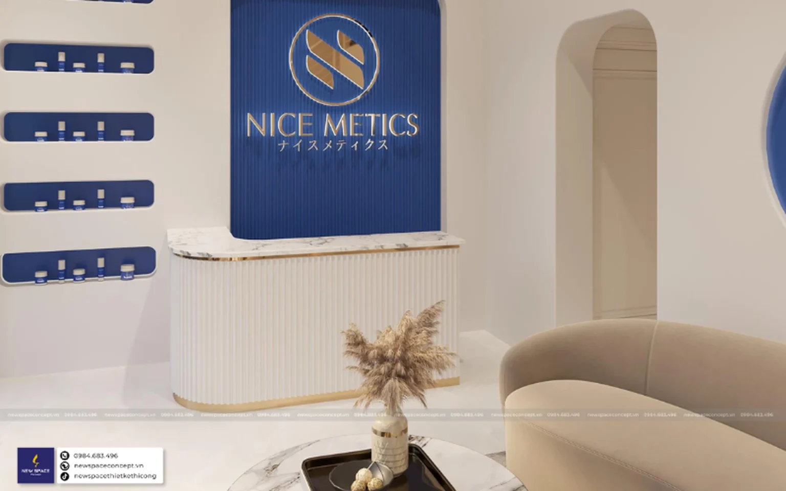 Thiết Kế Nội Thất & Thi Công Spa Nice Metic