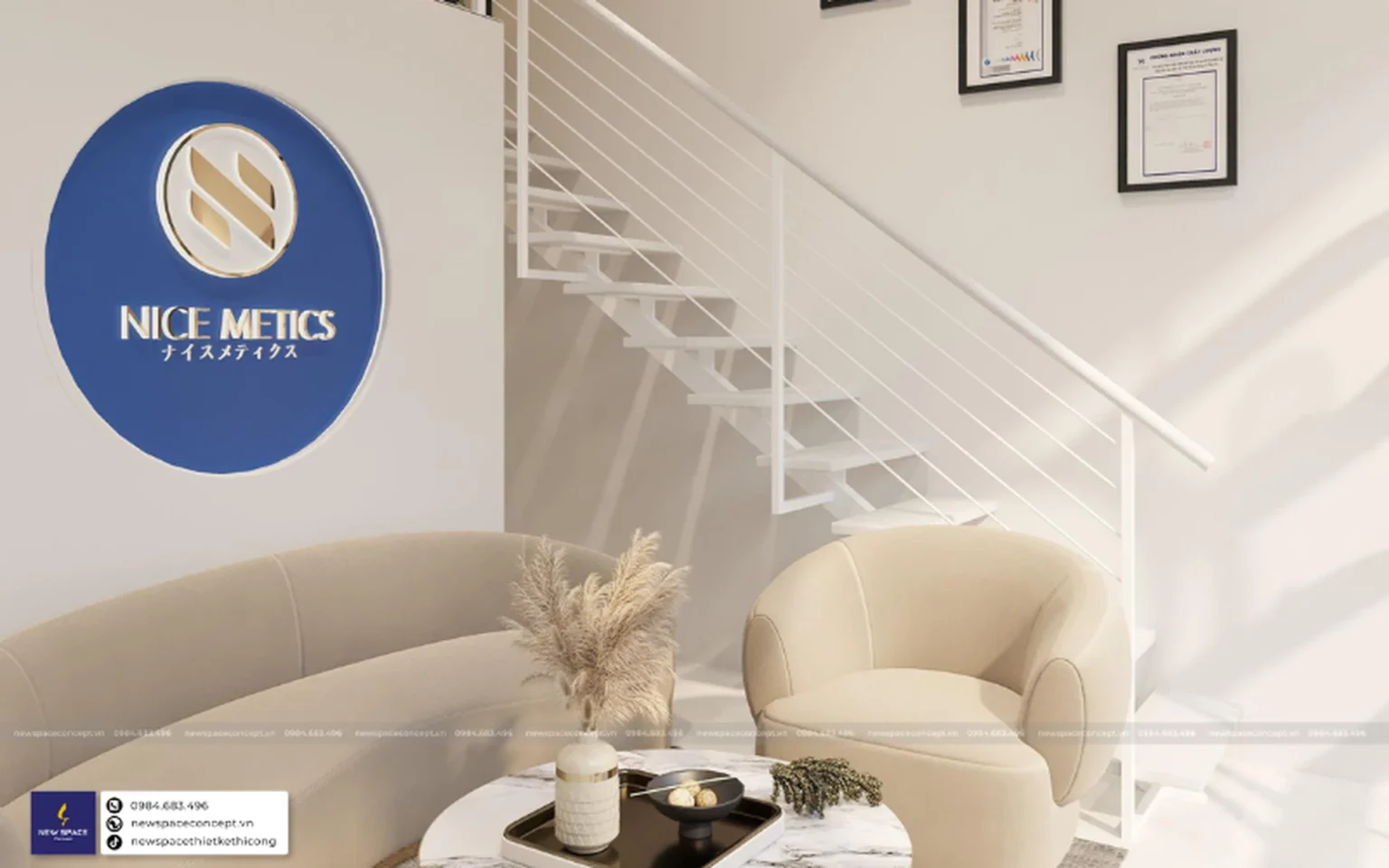 Thiết Kế Nội Thất & Thi Công Spa Nice Metic