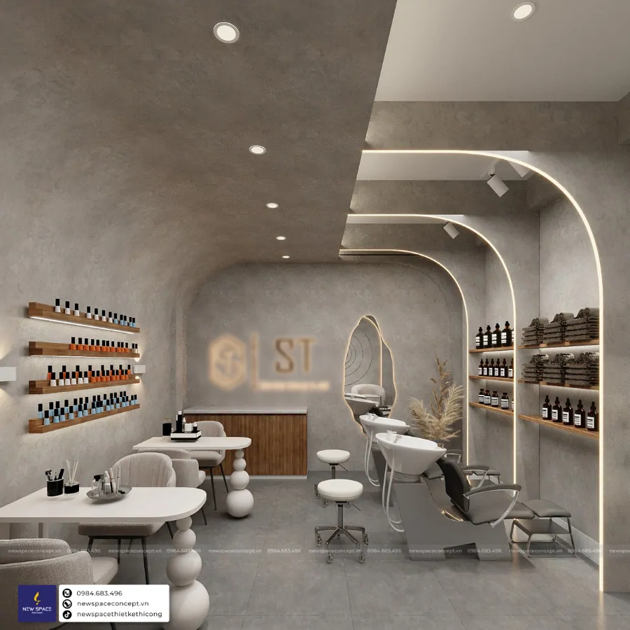 Thiết Kế Salon Tóc Sơn Hair, Sài Gòn - Bí Ẩn Vũ Trụ