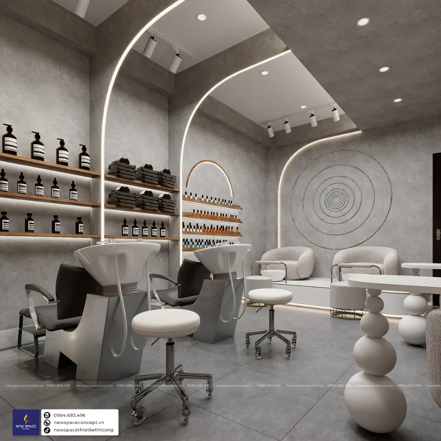 Thiết Kế Salon Tóc Sơn Hair, Sài Gòn - Bí Ẩn Vũ Trụ