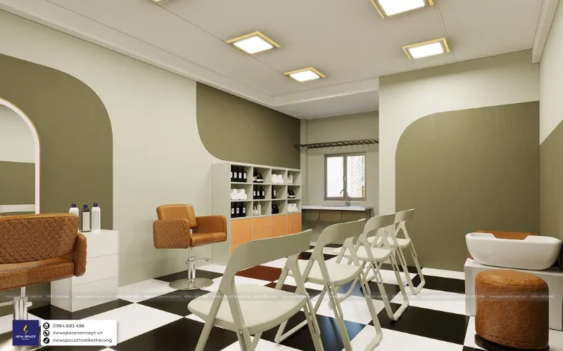 Thiết Kế và Thi Công Salon Tóc Thành Nguyễn