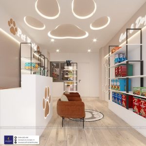 Với đặc thù của một cửa hàng dành cho thú cưng, chúng tôi đã cùng anh Tùng – chủ PET SHOP TÔ HIỆU, vạch ra những điều đặc biệt cần lưu ý. Một trong số đó là khu vực chăm sóc và massage riêng cho những chú cún và các bé mèo