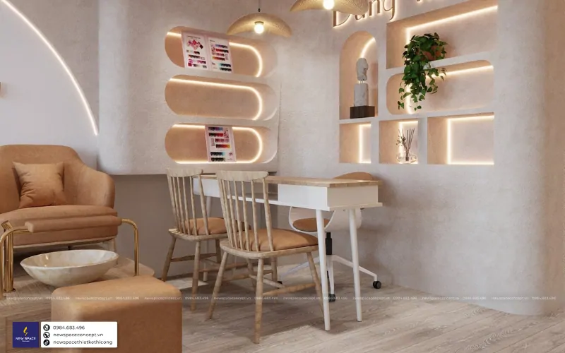 Thiết Kế Tiệm Nails Tuyên Quang - Dung Nails