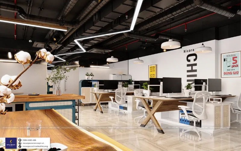Thiết Kế Văn Phòng Nicara Office - Hiện Đại Trẻ Trung