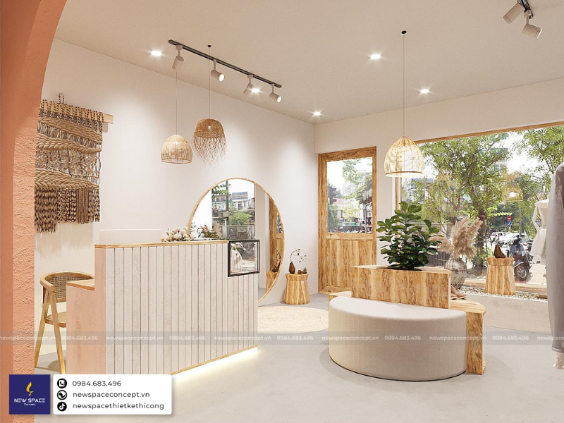 Thiết Kế Nội Thất Shop Thời Trang Trẻ Em Bin - 50m2
