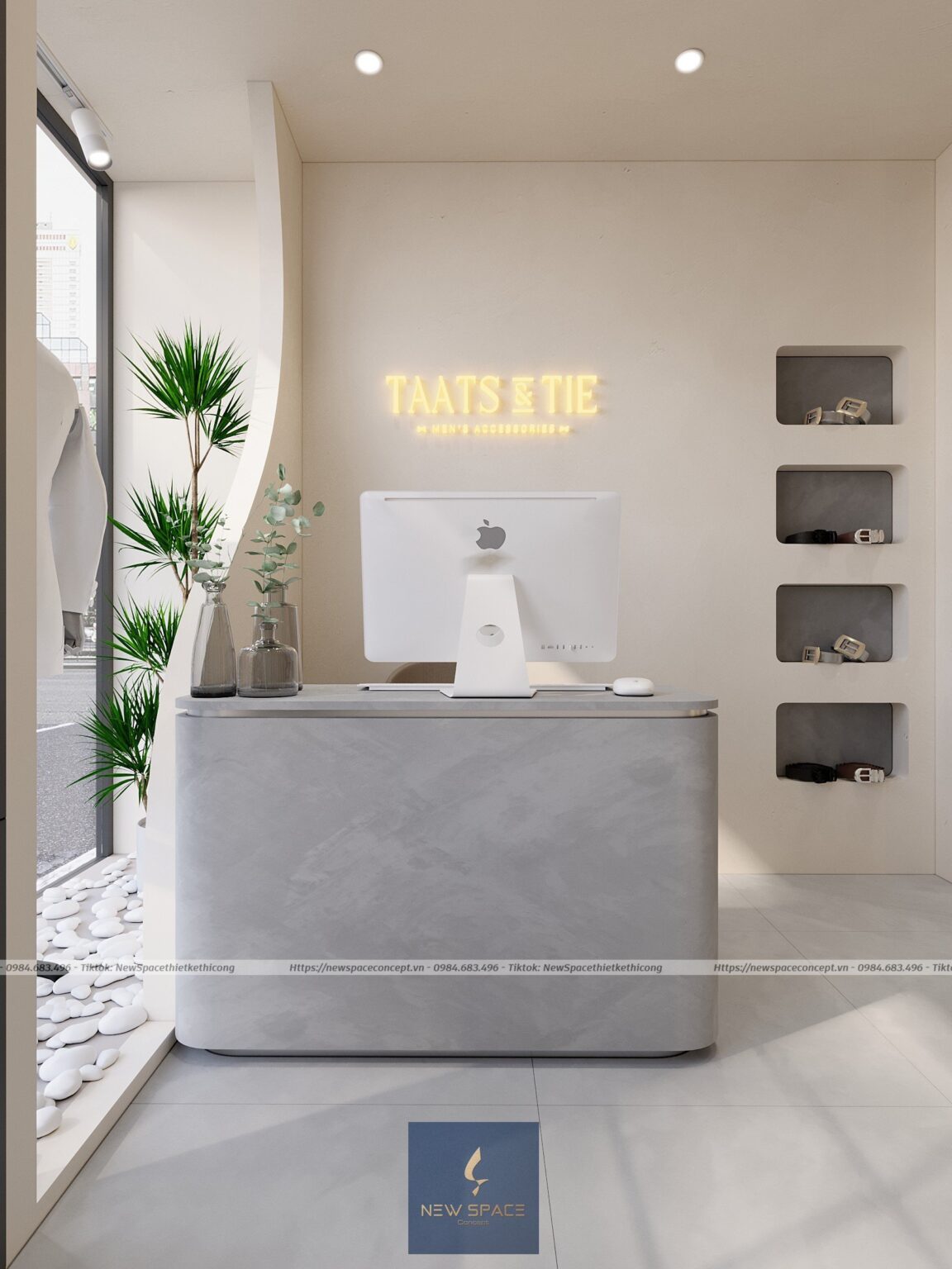 Thiết kế nội thất shop thời trang
