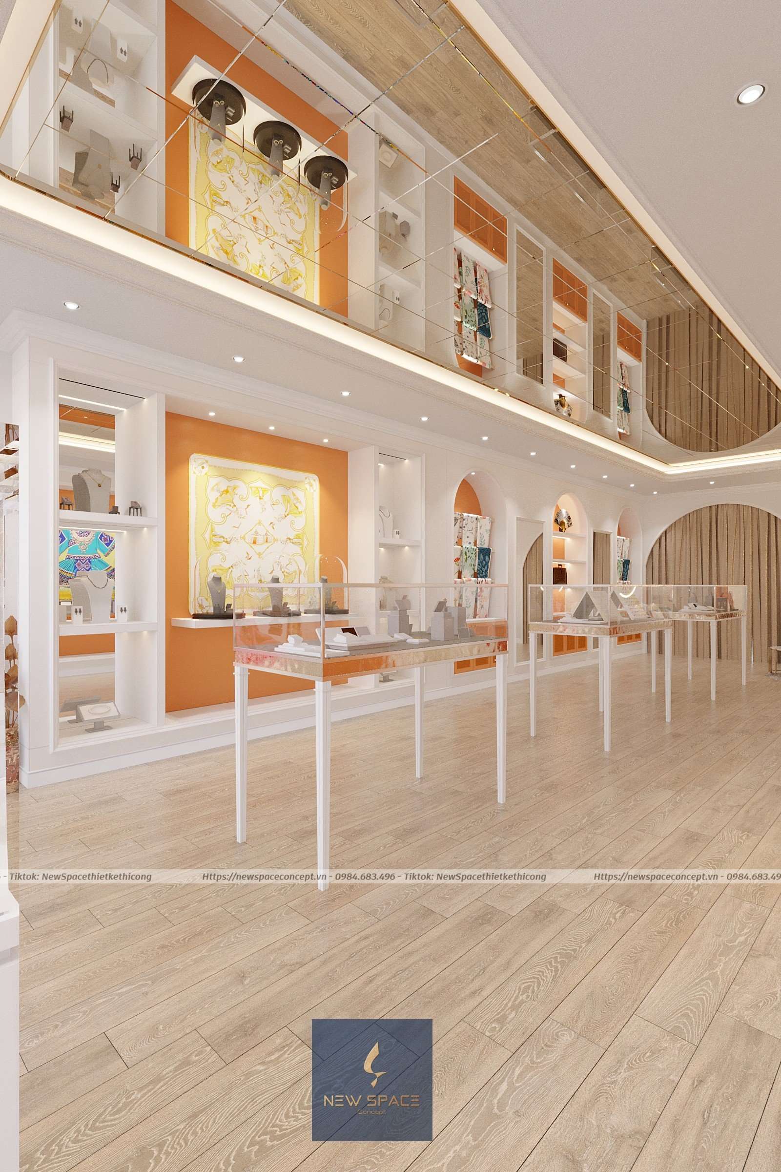 Thiết kế nội thất Showroom trang sức Shen Yun 4 Hình ảnh thiết kế nội thất Showroom trang sức Shen Yun