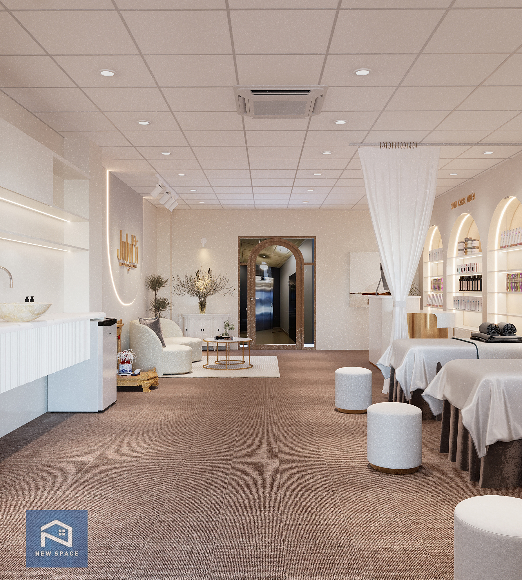 Công ty thiết kế thi công spa tại Hà Nội đẹp nhất được nhiều khách hàng lựa chọn 6 Những mẫu thiết kế thi công spa được ưa chuộng nhất