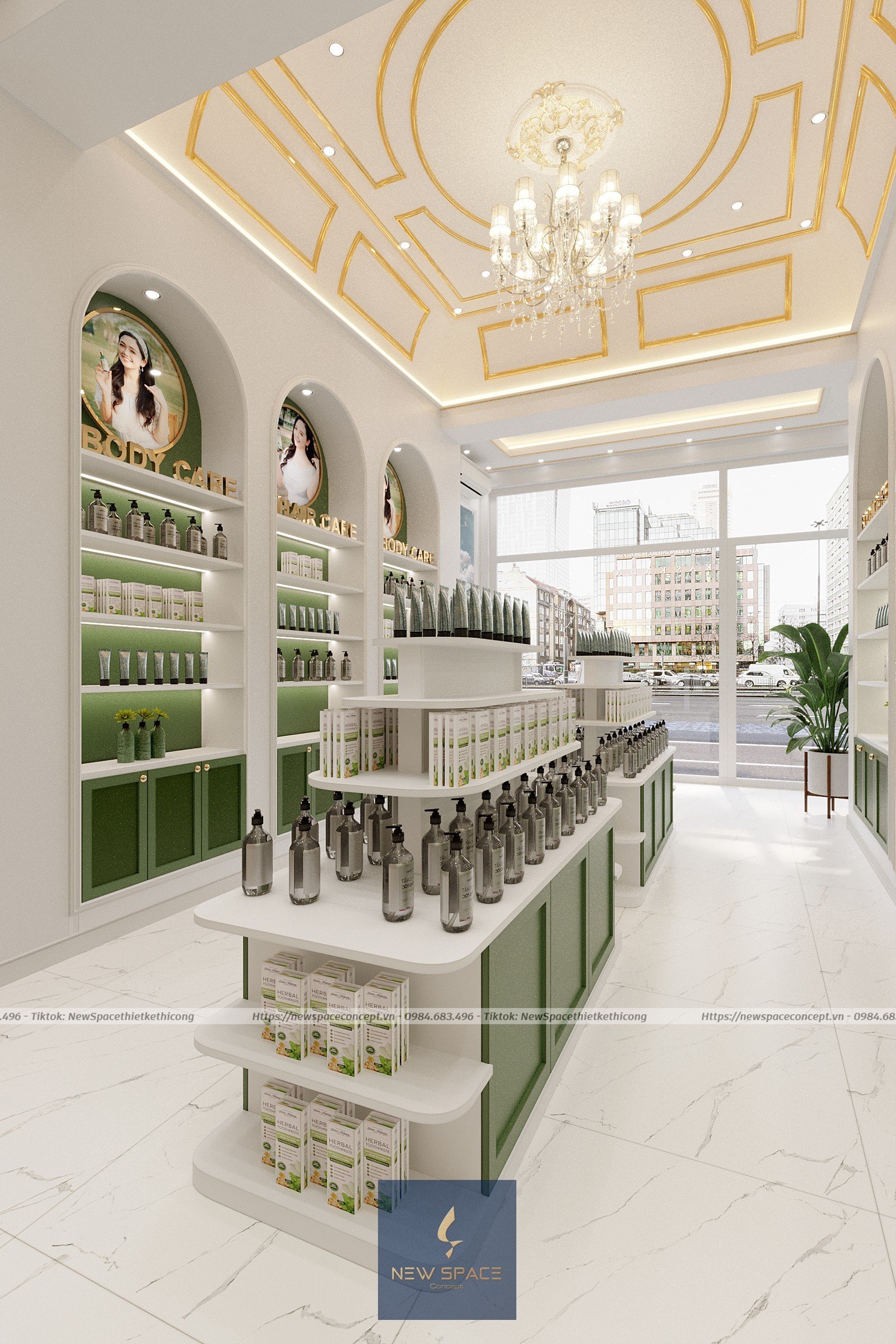 Mỹ Phẩm Dear Nature Phố Huế 3 Thiet ke shop my pham 8