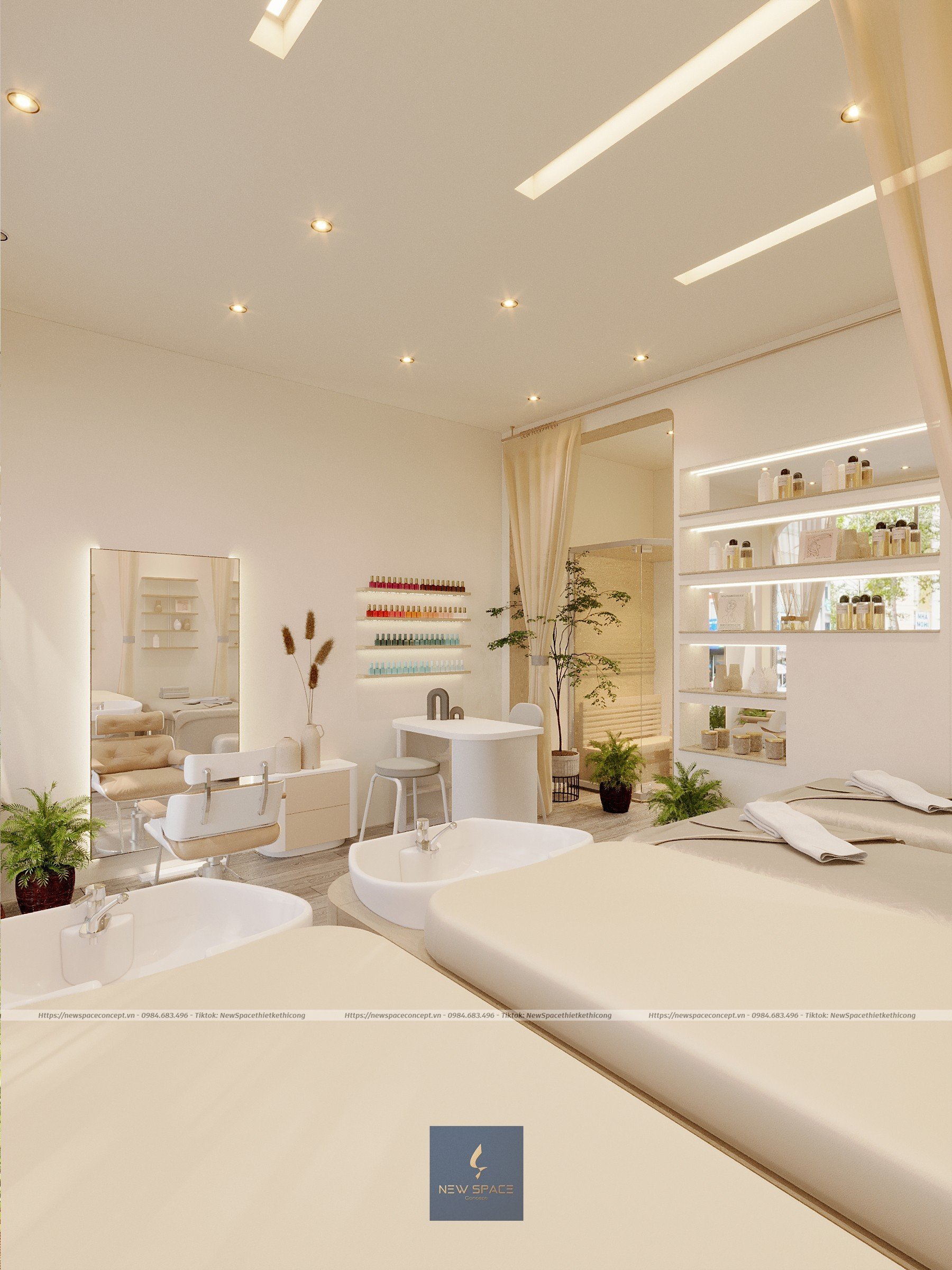 Tiêu chuẩn thiết kế thi công spa tại Vĩnh Phúc