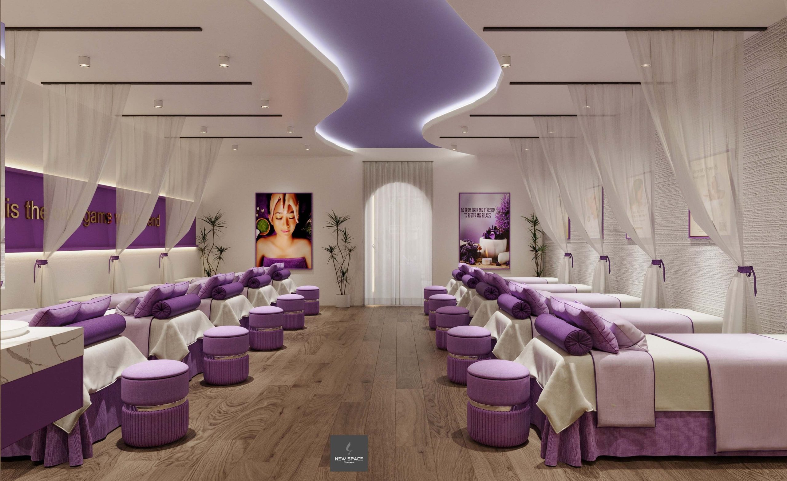 Địa chỉ thiết kế thi công spa tại Hưng Yên uy tín, nhanh chóng 6 Thiết kế thi công spa tại New Space