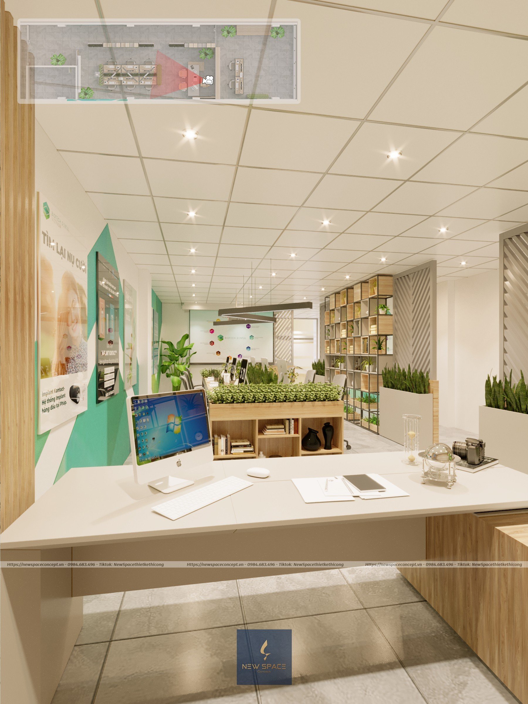 Văn phòng Nipt Biotech Dental Viet Nam 3 Thiet ke van phong 11