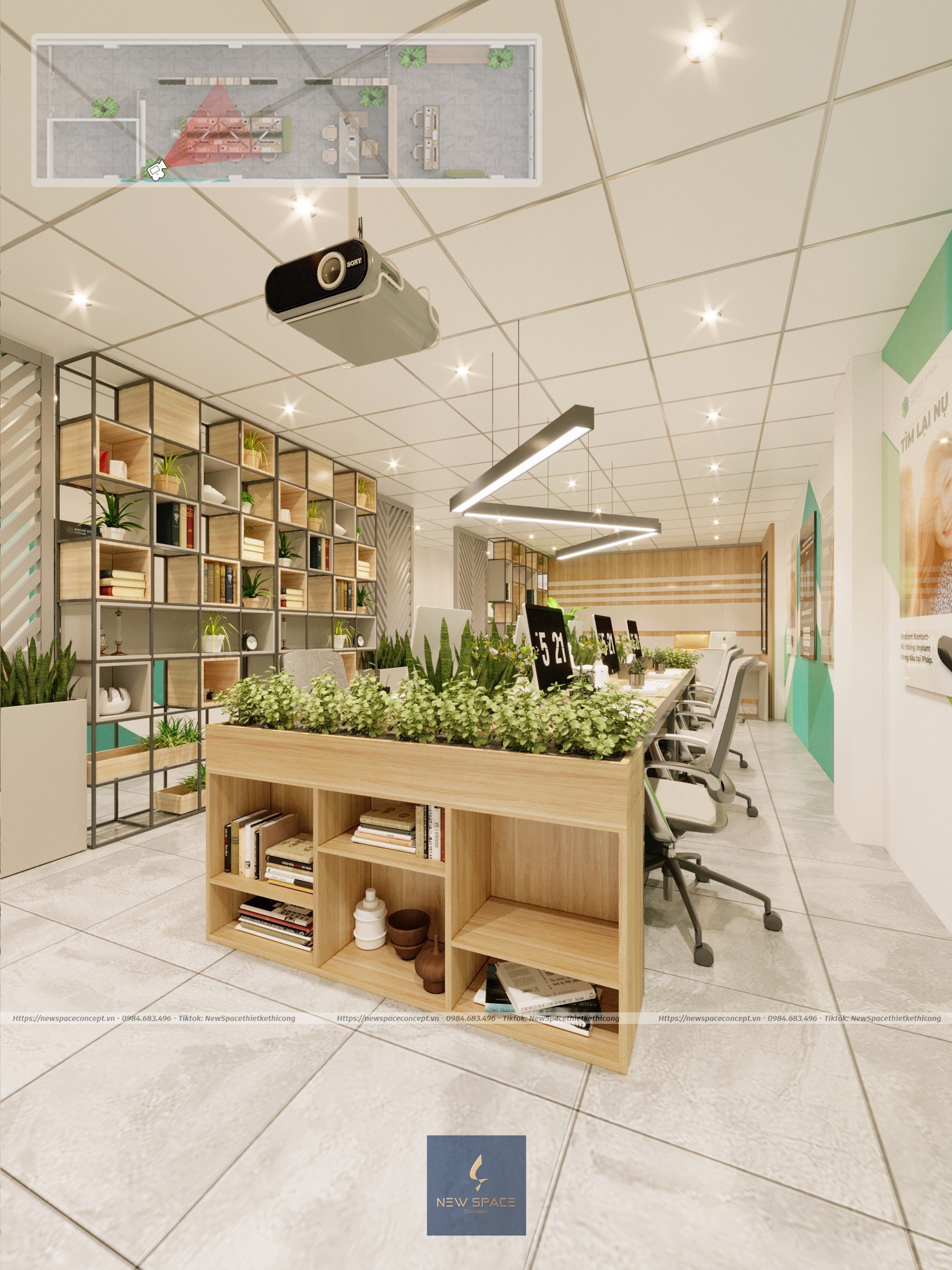 Văn phòng Nipt Biotech Dental Viet Nam 1 Thiet ke van phong 2