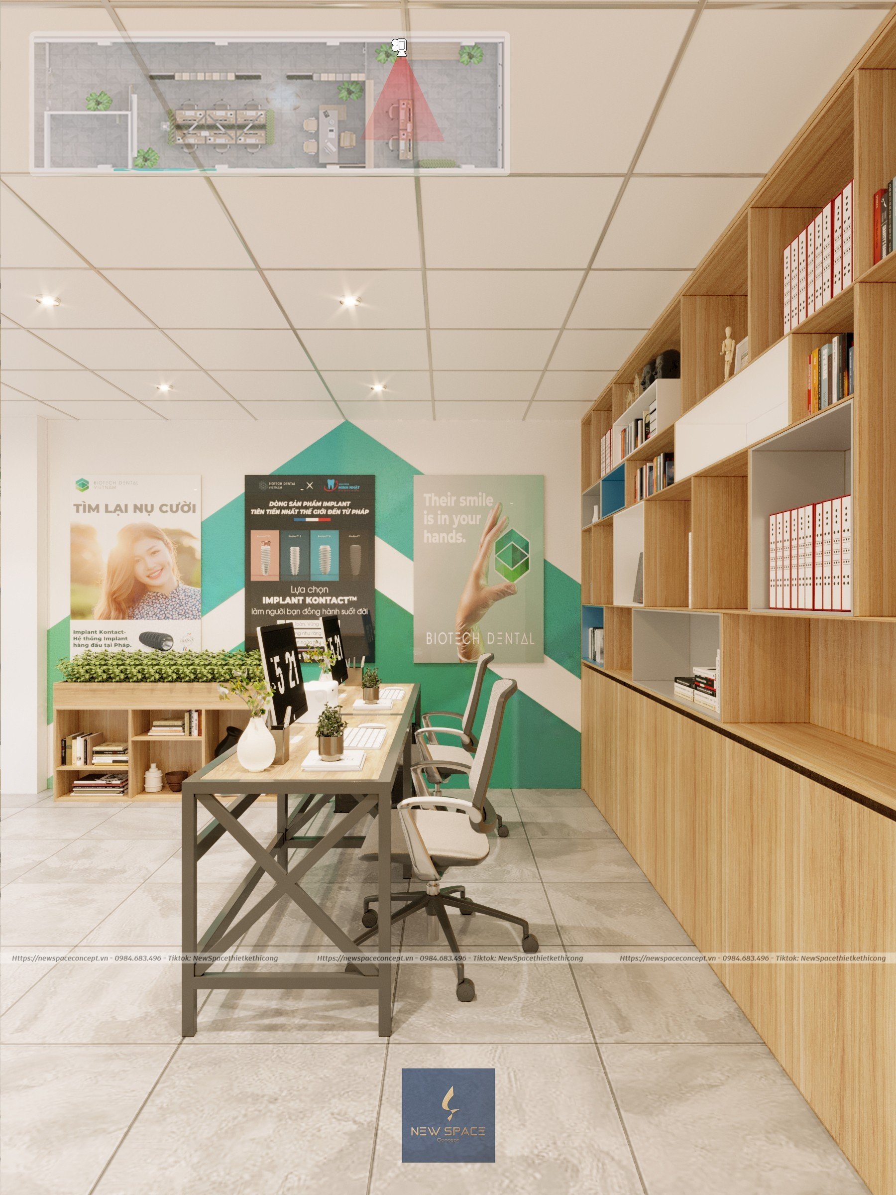 Văn phòng Nipt Biotech Dental Viet Nam 6 Thiet ke van phong 9