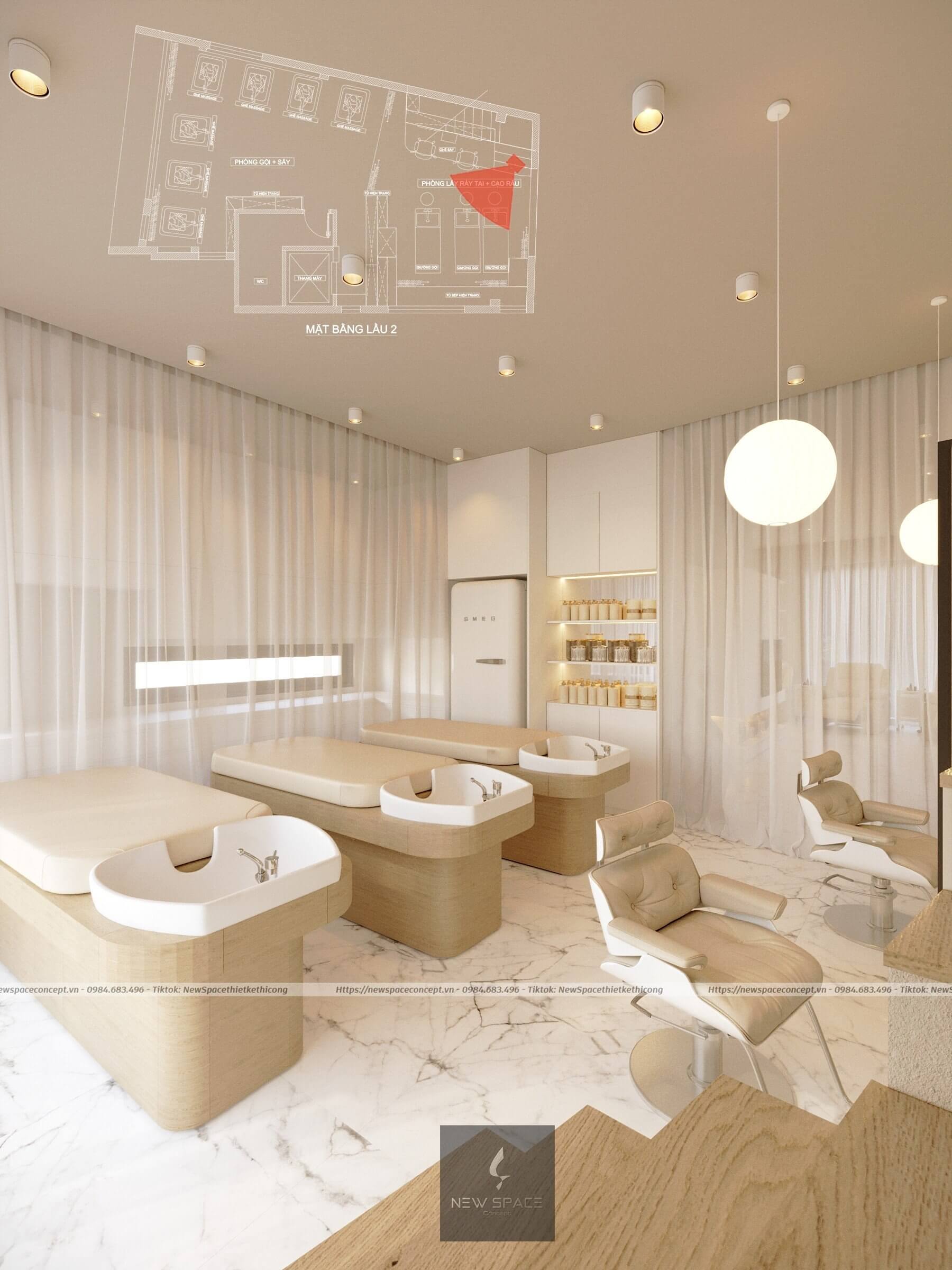 Thiết kế thi công spa tại Vĩnh Phúc