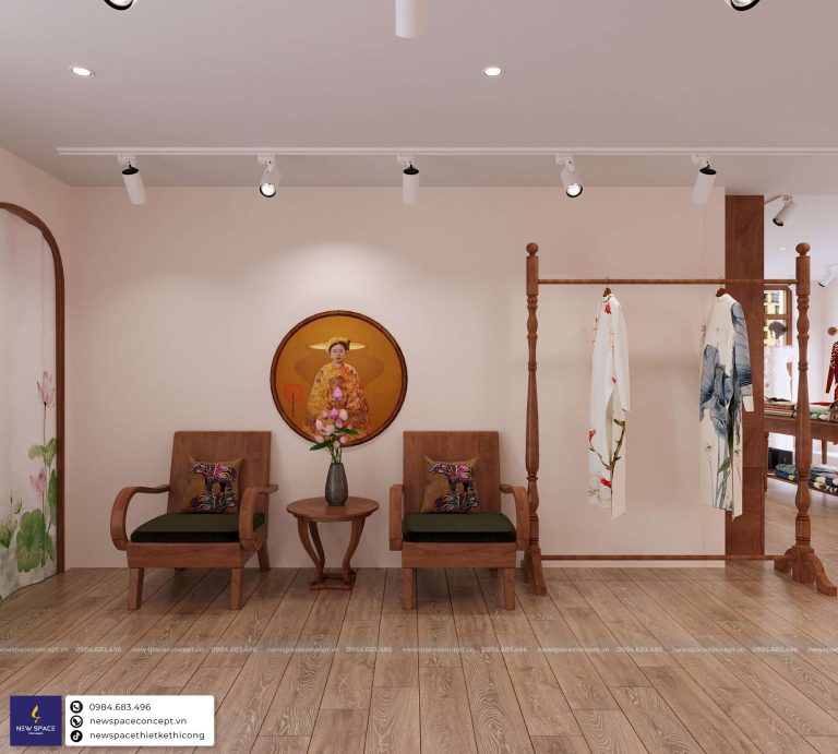 Đơn vị thiết kế thi công shop Cầu Giấy uy tín chất lượng