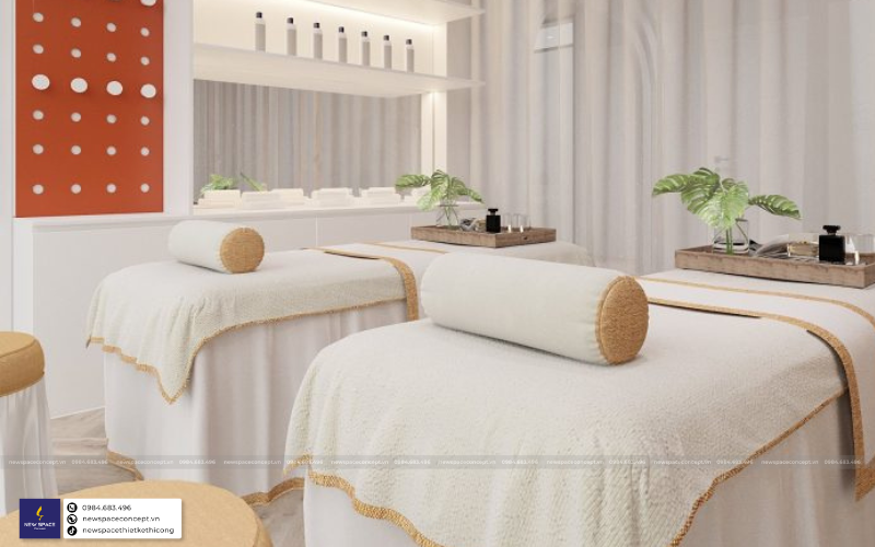 Các chi phí phát sinh khác trong thiết kế thi công spa Cầu Giấy quy mô nhỏ