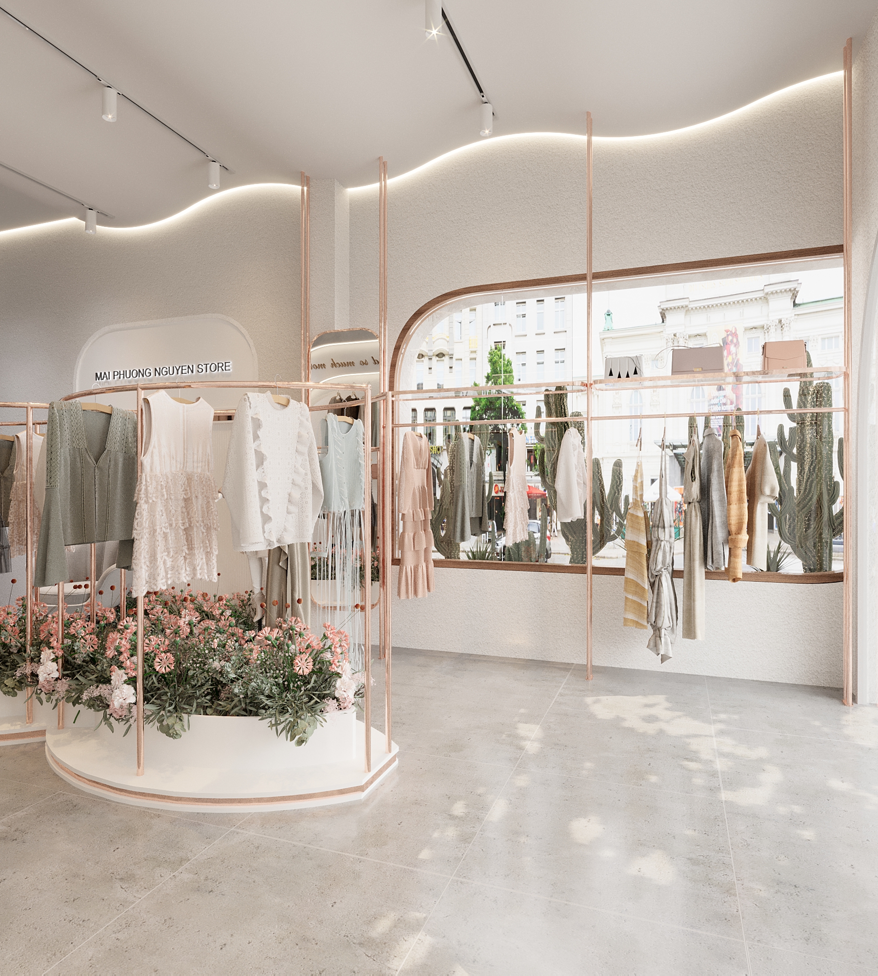Mẫu thiết kế thi công shop tại Bắc Ninh được ưa chuộng năm 2023 1 Thiết kế thi công shop tại Bắc Ninh