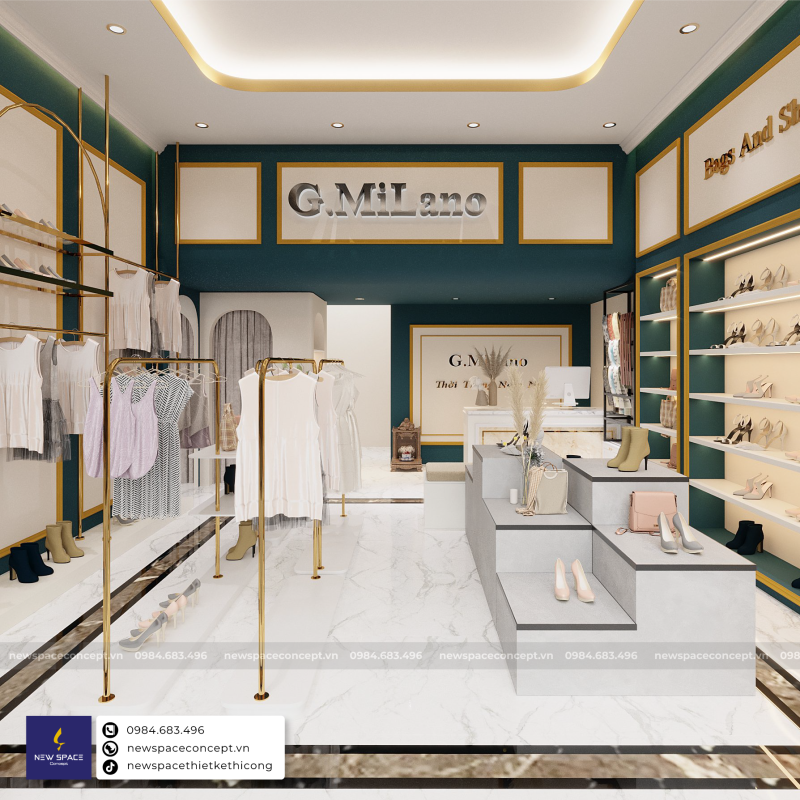 10+ tuyệt chiêu thiết kế cửa hàng thu hút khách 1 Thiết kế thi công shop thu hút khách hàng
