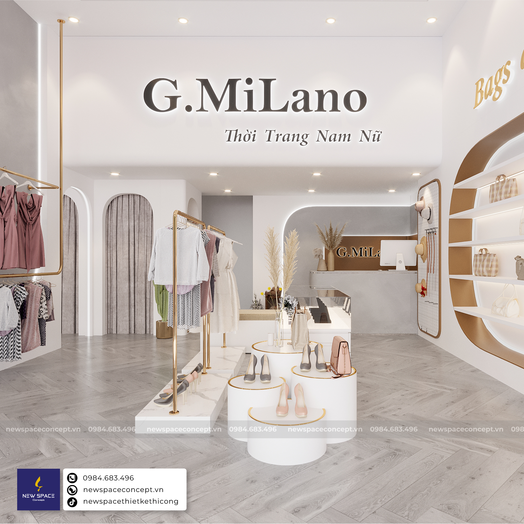 New Space Concept công ty thiết kế thi công shop tại Đống Đa được lựa chọn nhiều nhất năm 2023 9 Thời gian thi công nhanh, chất lượng thi công đảm bảo