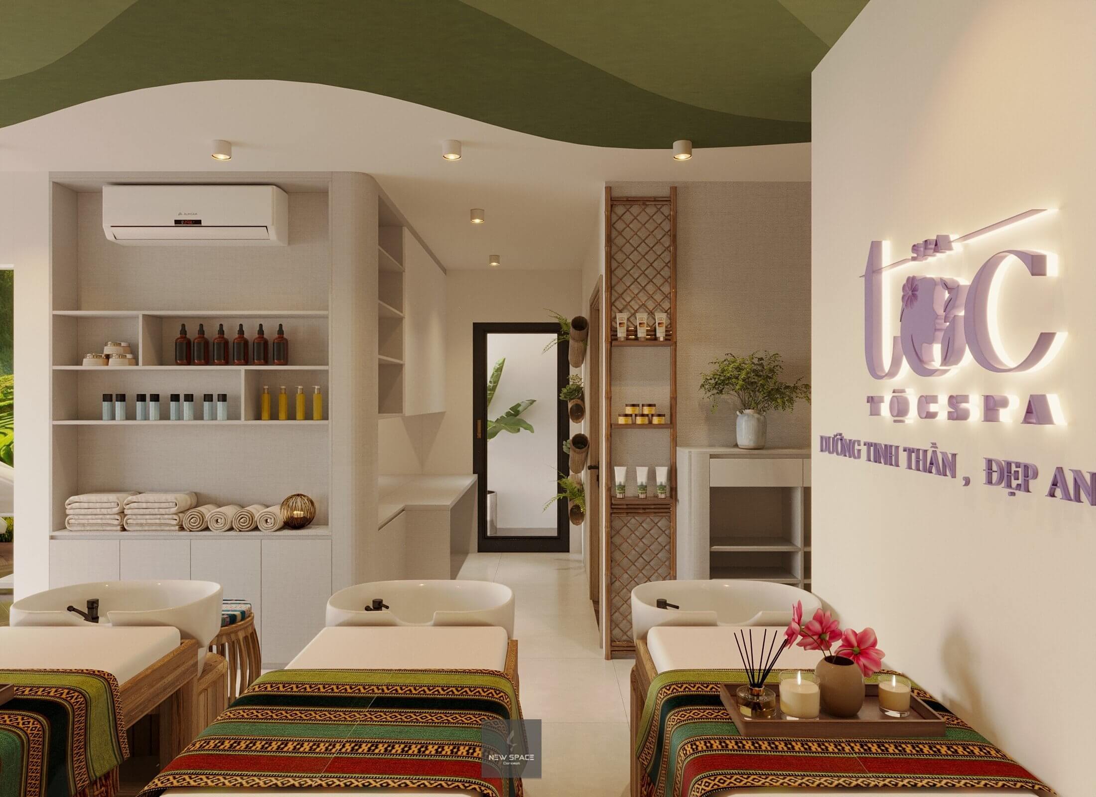 Những nguyên tắc cần biết trong thiết kế thi công spa tại Thái Nguyên 6 Âm thanh thư giãn là một trong những yếu tố quan trọng