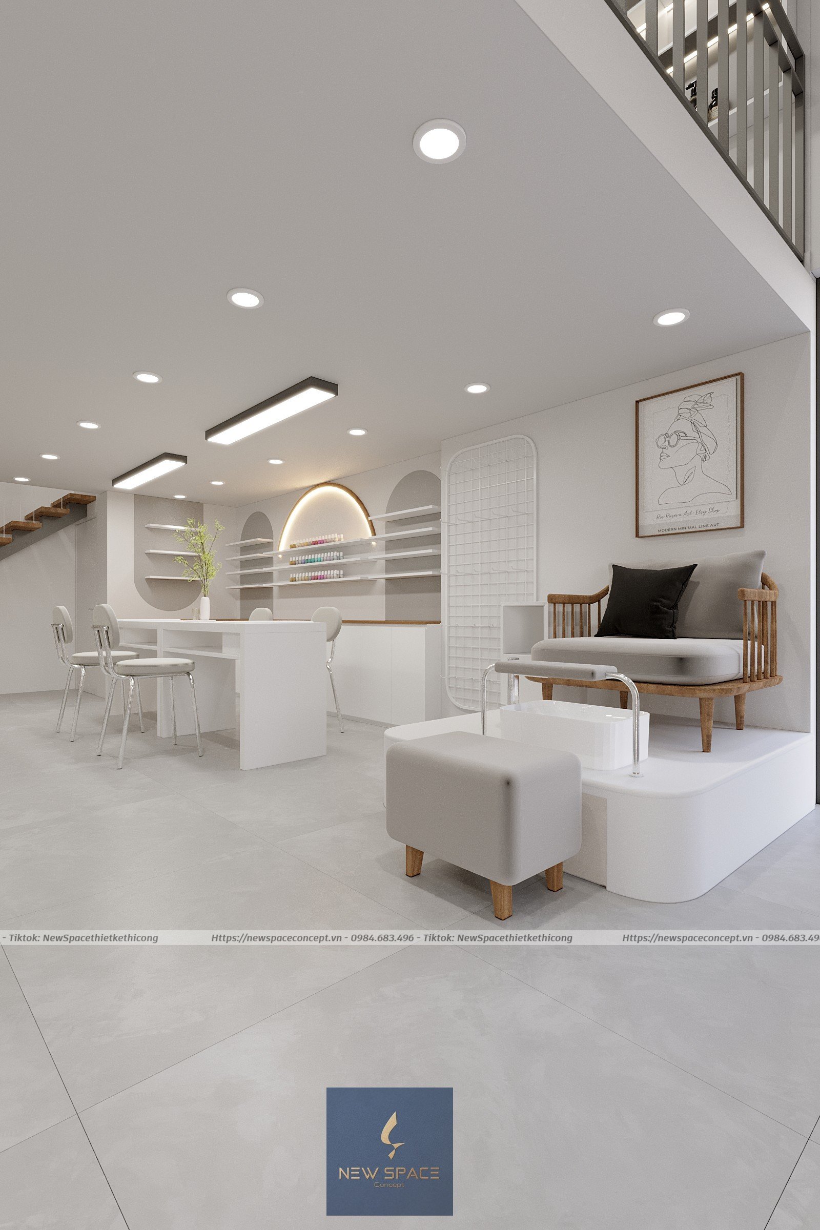 Salon & Spa Sunshine 3 thiet ke salon spa 13