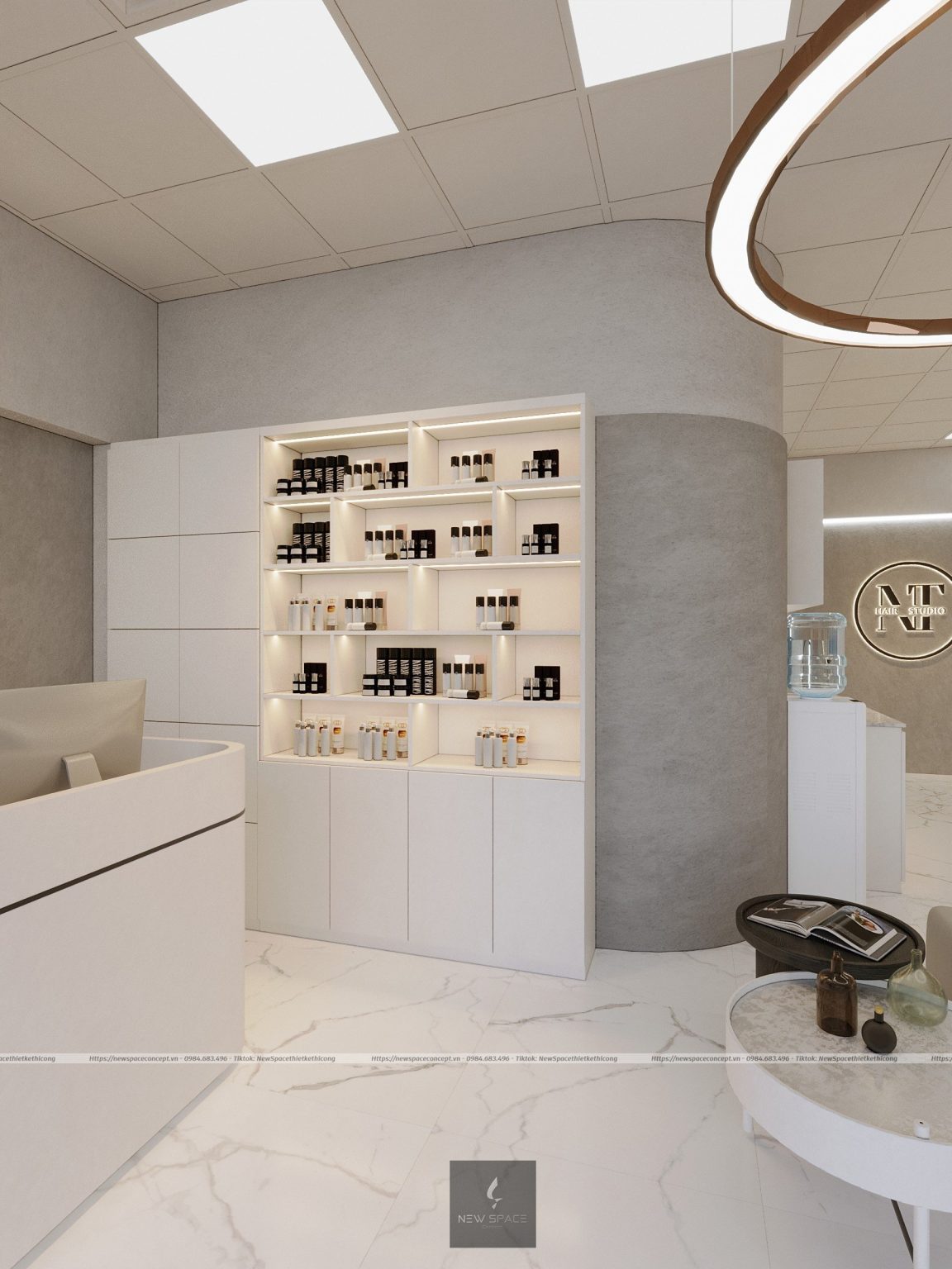 Thiết kế salon tóc đẹp,thu hút khách hàng