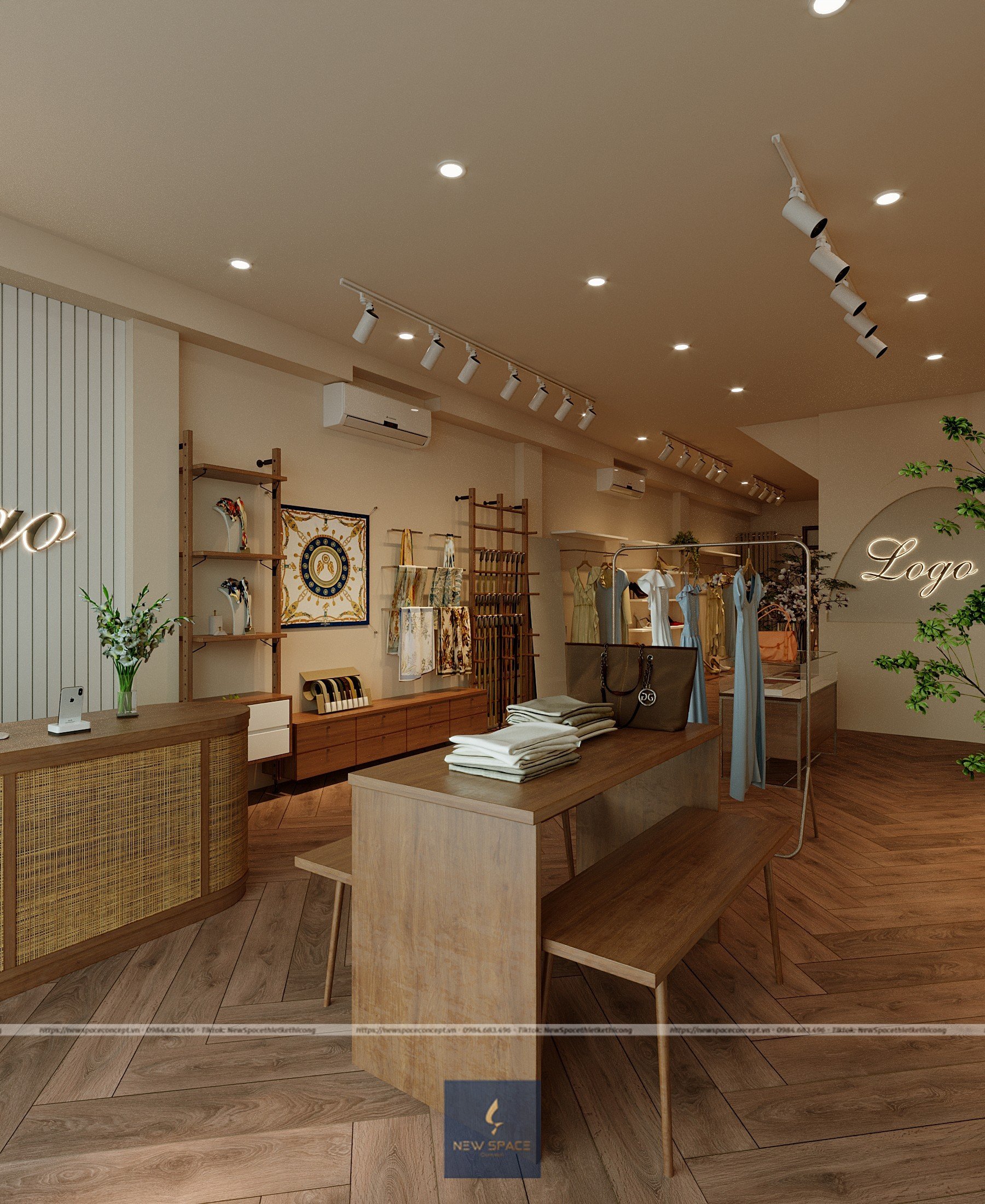 Shop thời trang phụ kiện Văn Quán 2 thiet ke shop thoi trang 4 1
