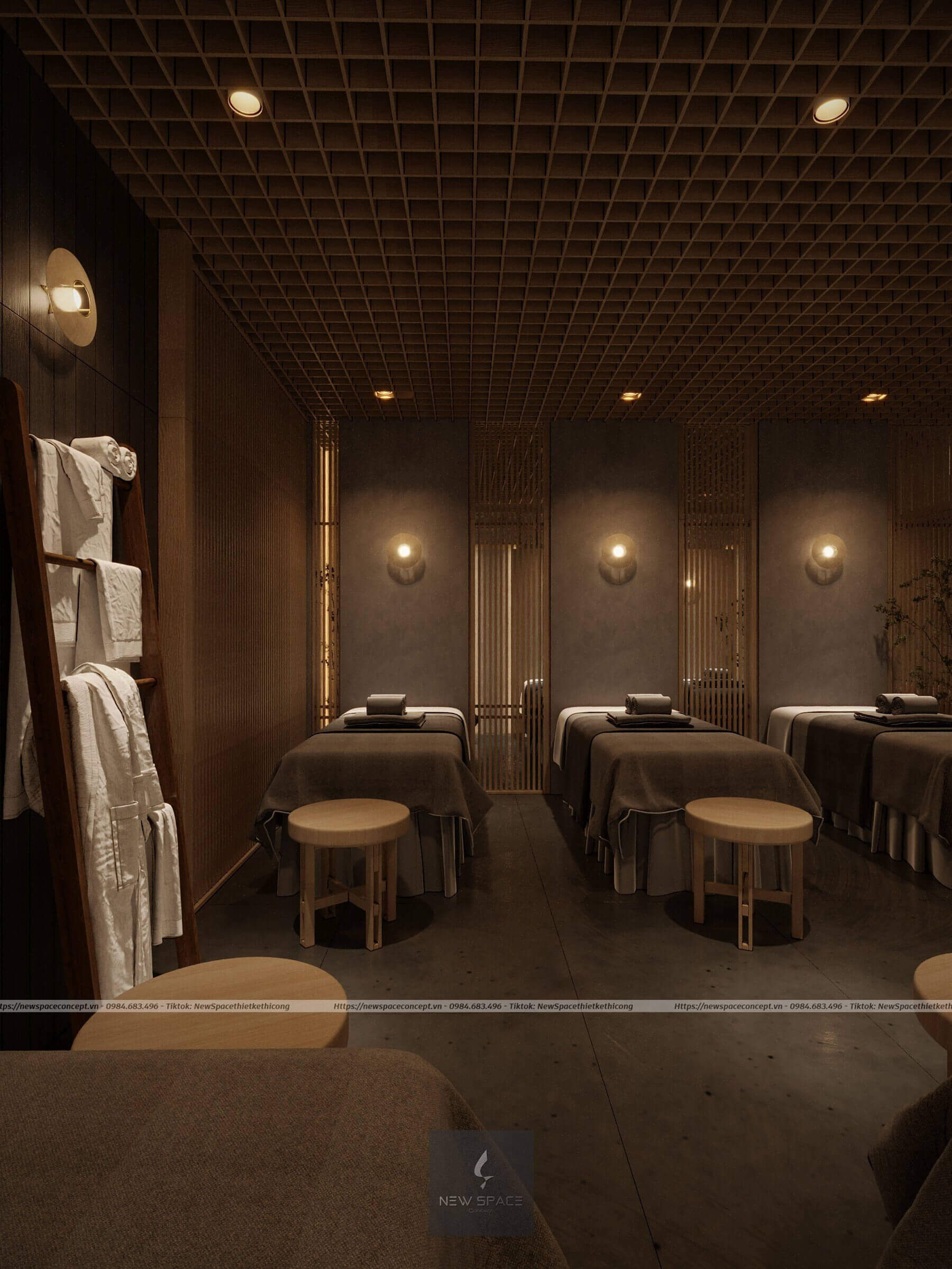 Những mẫu thiết kế thi công spa Hà Nội được ưa chuộng nhất 2023 3 Mẫu spa theo phong cách cổ điển