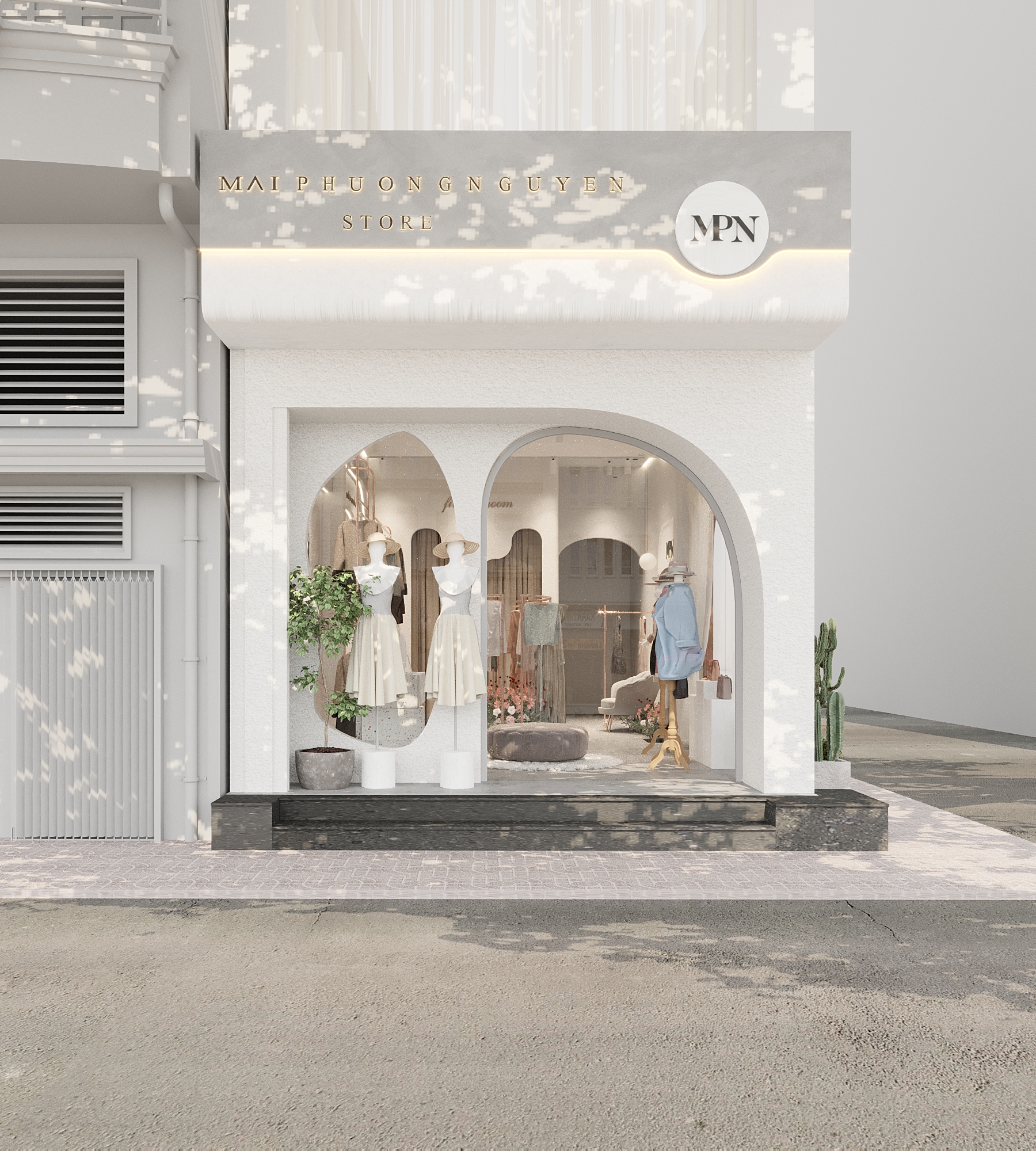 Cách lập kế hoạch trước khi thiết kế thi công shop Cầu Giấy 4 Xác định địa điểm mở shop