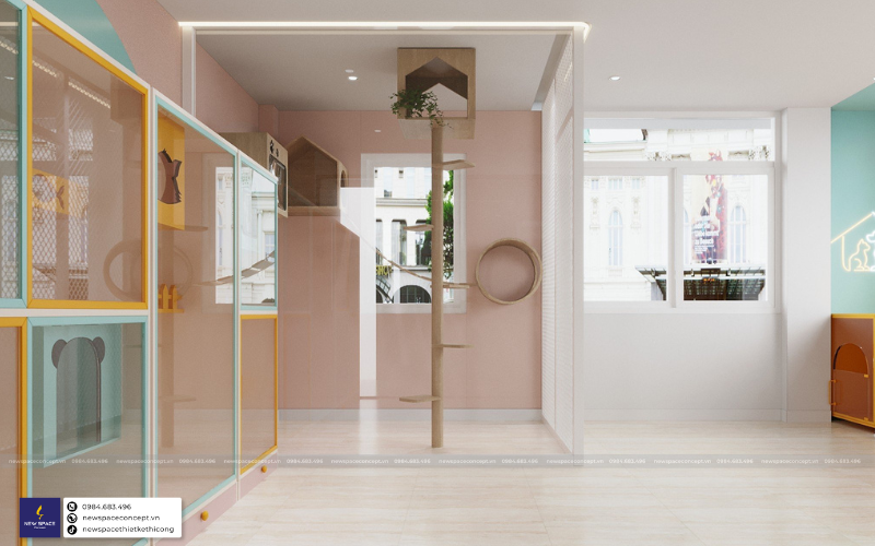 Những điều cần biết khi thiết kế pet shop Hà Nội đẹp và ấn tượng 3 Thiết kế nội thất đảm bảo bền và đẹp