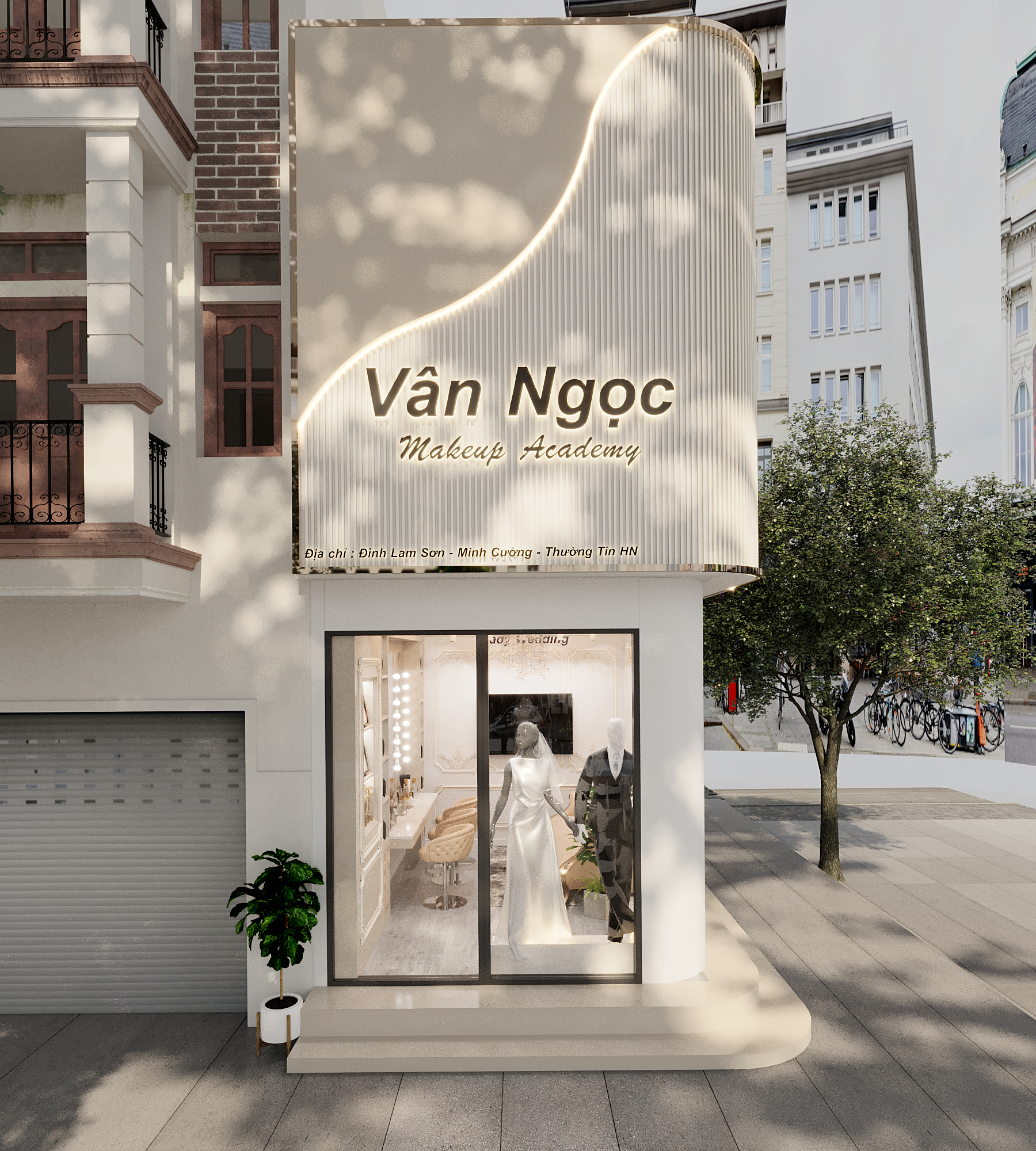 Quy trình thiết kế thi công shop tại Hưng Yên đạt chuẩn bạn nên biết 3 Xác định địa điểm để mở shop