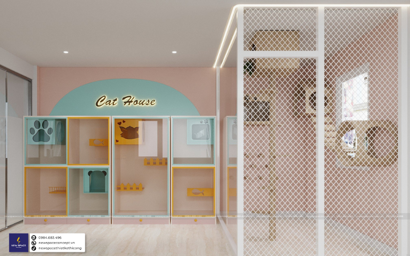 Những điều cần biết khi thiết kế pet shop Hà Nội đẹp và ấn tượng 5 Màu sắc chủ động hài hoà