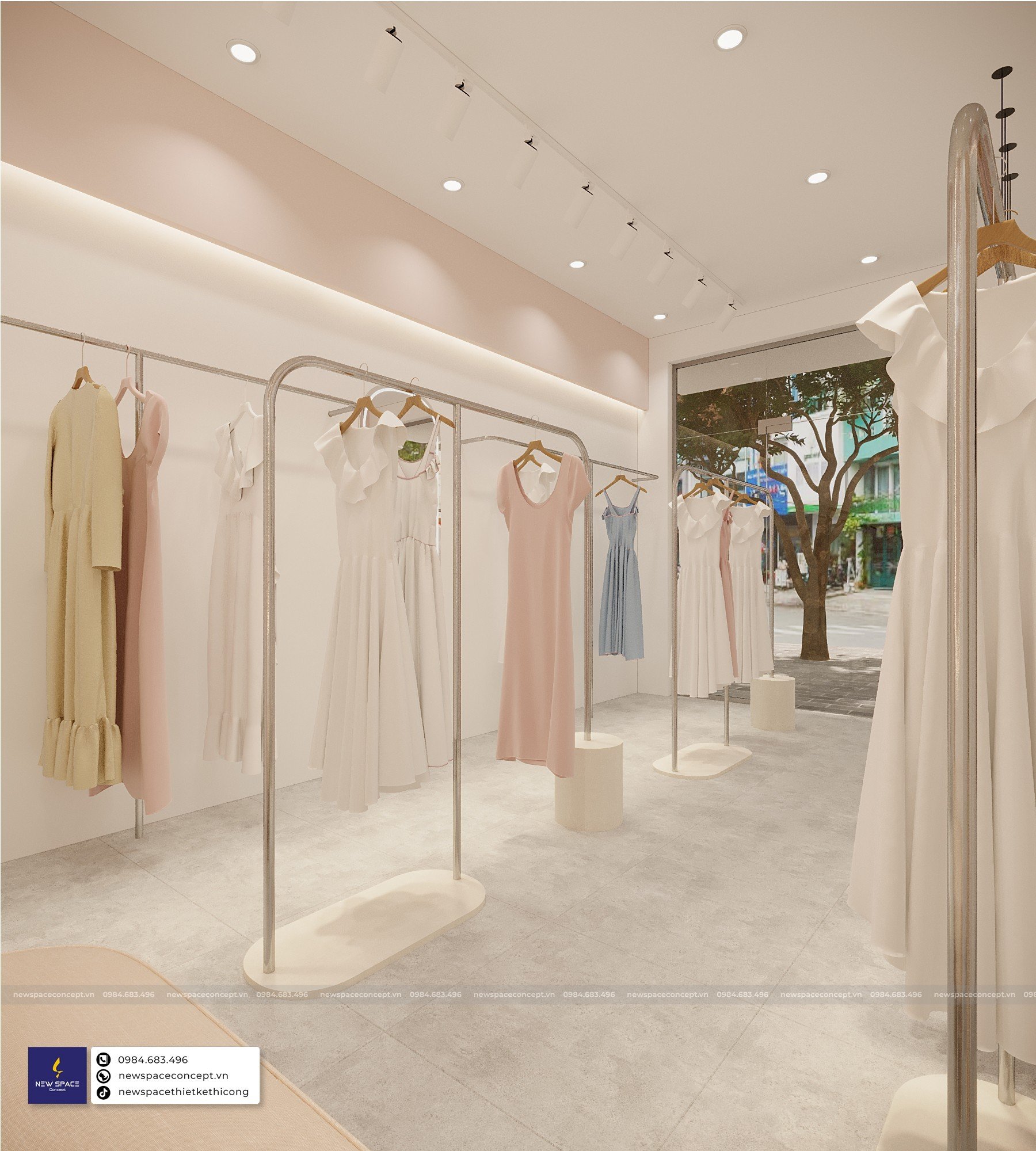 Dịch vụ thiết kế thi công shop tại Hà Nội chuyên nghiệp, giá rẻ 8 Bố trí không gian khoa học, tối ưu công năng sử dụng theo khu vực