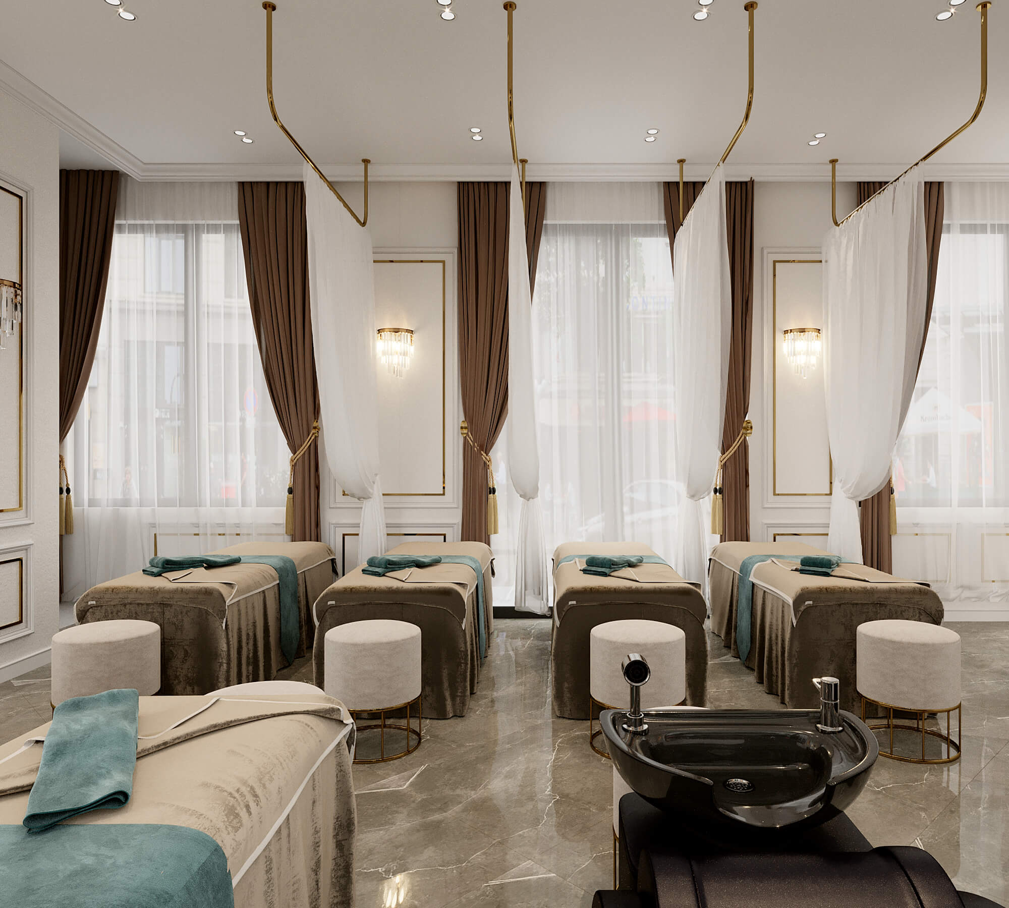 Dịch vụ thiết kế thi công spa